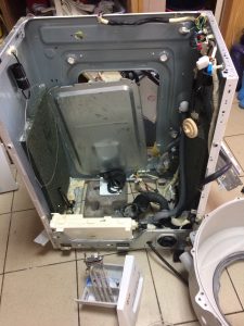 Замена подшипников стиральной машине LG